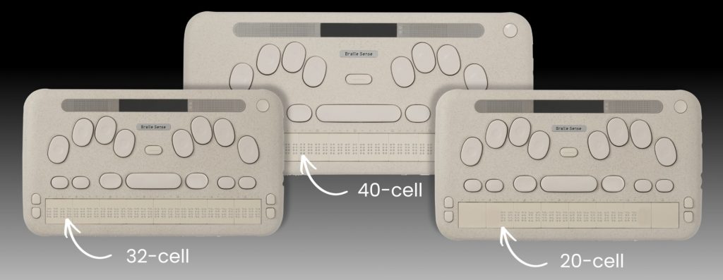BrailleSense 7 Series  Notetakers (20-cell, 32-cell & 40-cell options) (Selvas BLV – HIMS)